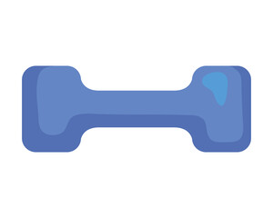 dumbbell for gym, on white background vector illustration design