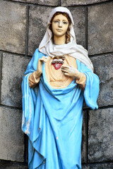 Santo Nino de Tondo Parish Mary statue in Tondo, Manila, Philippines
