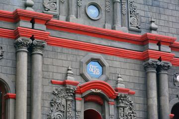 Binondo Church facade in Manila, Philippines