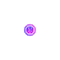 AA initial  circle ornament ornament logo template vector illustration Premium
