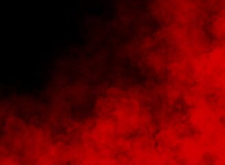 Red smoke in a dark background.  Illustrations created on smartphone or tablet are used as background images.