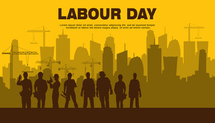 World Labour Day Vector Template.