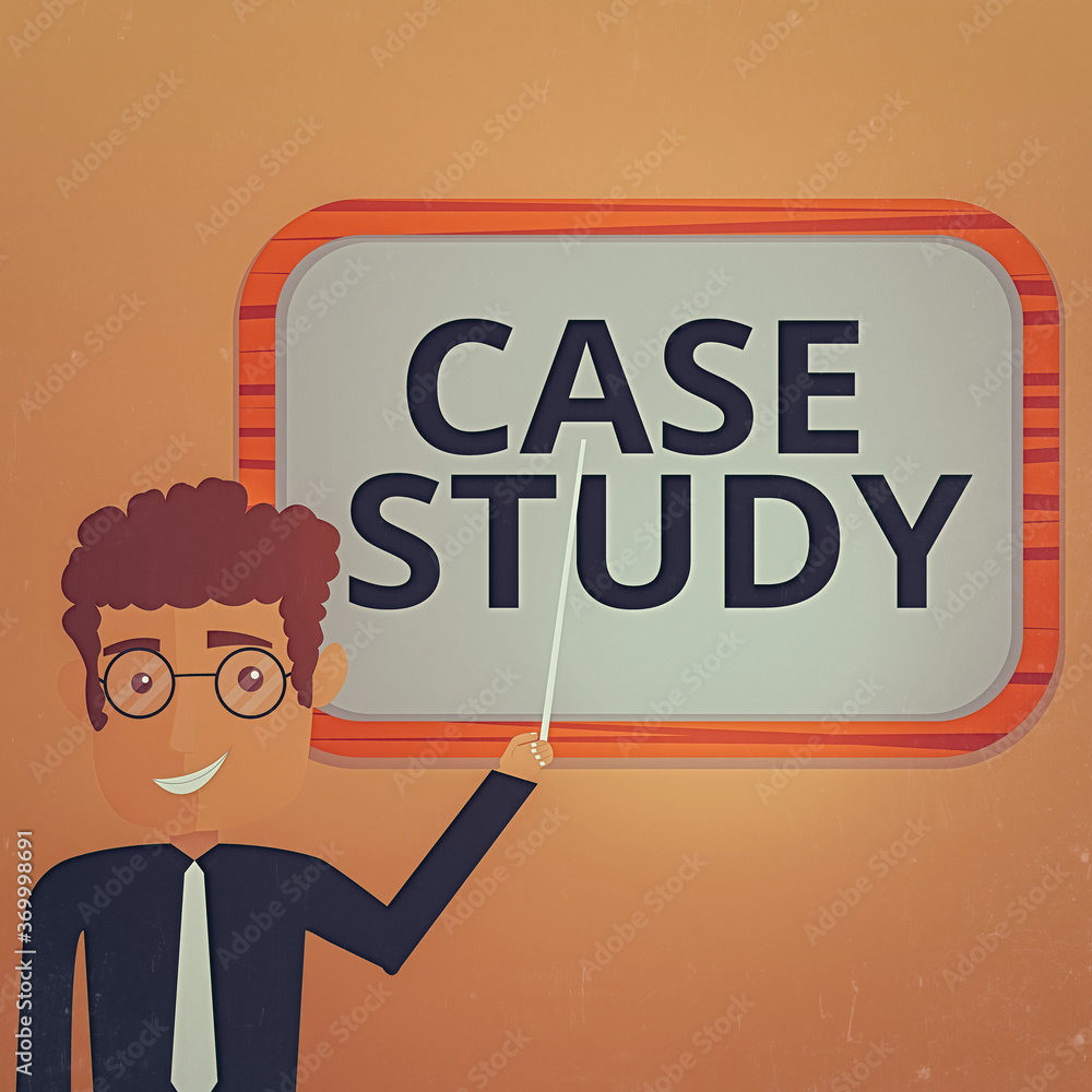Poster handwriting text writing case study. conceptual photo analysis and a specific research design for ex