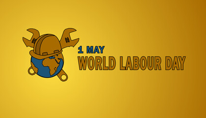 World Labour Day Vector Template.