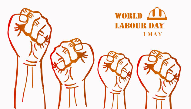 World Labour Day Vector Template.