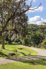 Stone pathway at the Guartela State Park - Tibagi, PR - Brazil