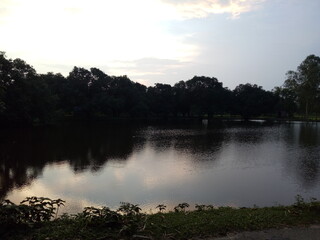 Obraz na płótnie Canvas lake in the morning