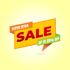 Discount Sale Banner Design. Eps-10.