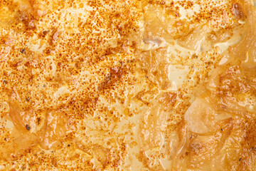 Fried fat surface abstract background