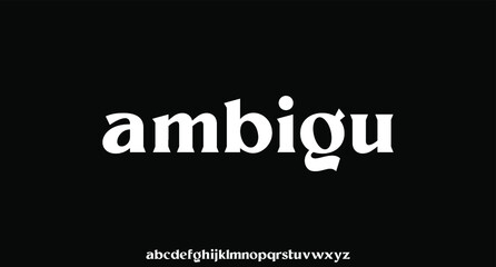 lowercase serif font vector display typeface 