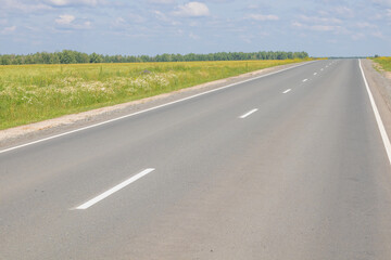 road into the distance