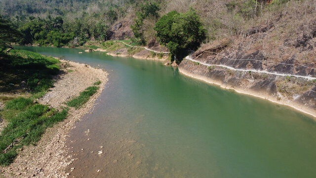 beautiful view of clean and green river
