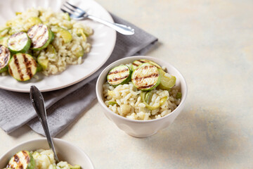 zucchini risotto