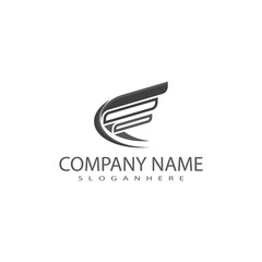 Wing  Logo Template vector icon