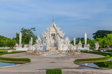 Obraz premium Wat Rong Khun,the White Temple Chiang Rai, Thailand 