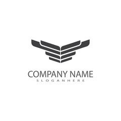 Wing  Logo Template vector icon