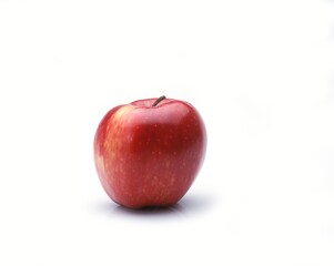 PINK LADY APPLE malus domestica AGAINST WHITE BACKGROUND