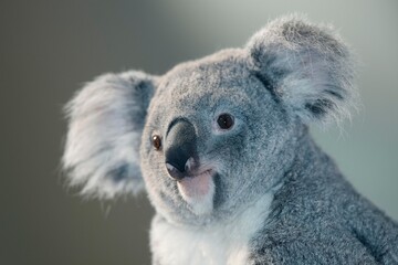 KOALA phascolarctos cinereus, PORTRAIT OF FEMALE © slowmotiongli
