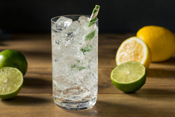 Refreshing Cold Lemon Lime Soda