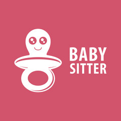 Vector logo of babysitter, child care and nursery