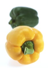 SWEET GREEN AND SWEET YELLOW PEPPER capsicum annuum