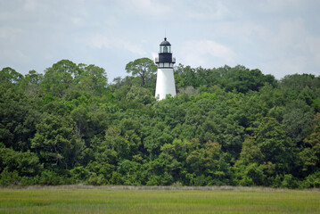 Fototapeta na wymiar Amelia Island Lighthouse, Florida