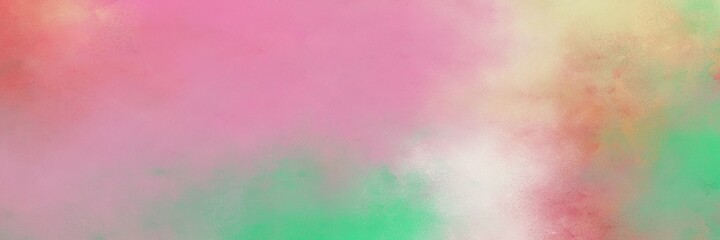 amazing abstract painting background graphic with rosy brown and medium aqua marine colors and space for text or image. can be used as header or banner