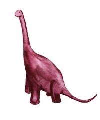 Funny cartoon dinosaur