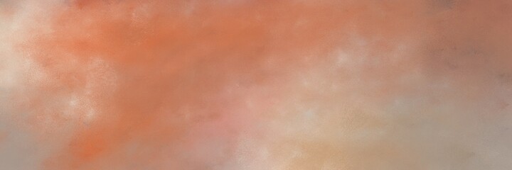 Fototapeta premium amazing abstract painting background graphic with rosy brown, baby pink and peru colors and space for text or image. can be used as header or banner