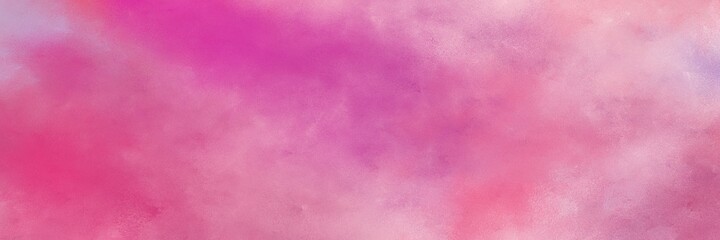 awesome abstract painting background graphic with pale violet red and baby pink colors and space for text or image. can be used as header or banner