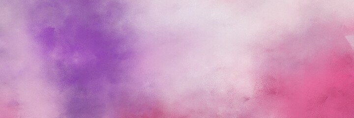 amazing pastel violet, light gray and antique fuchsia colored vintage abstract painted background with space for text or image. can be used as header or banner