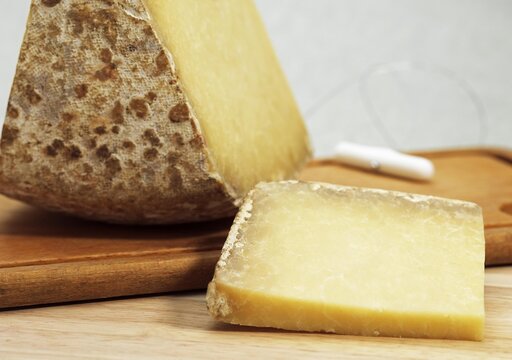 French Cheese called Cantal, Cheese from Jura made with Cow's Milk
