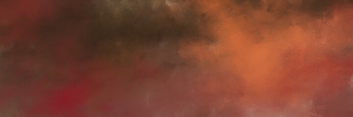 stunning vintage abstract painted background with brown, old mauve and coffee colors and space for text or image. can be used as horizontal background graphic