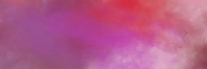 awesome abstract painting background graphic with mulberry , pastel violet and rosy brown colors and space for text or image. can be used as horizontal background texture