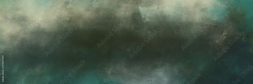 Aufkleber stunning abstract painting background graphic with dark slate gray, dark gray and gray gray colors and space for text or image. can be used as horizontal header or banner orientation