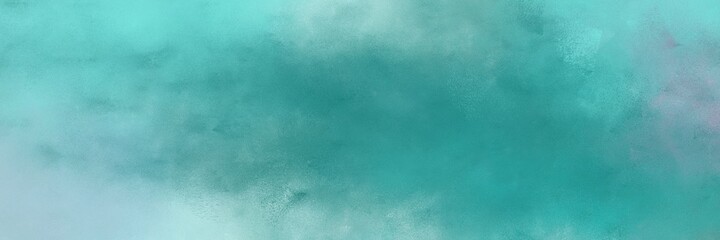 Fototapeta na wymiar beautiful cadet blue, pastel blue and sky blue colored vintage abstract painted background with space for text or image. can be used as horizontal background texture