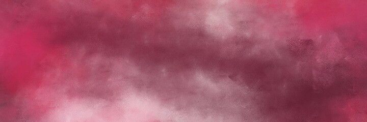 awesome abstract painting background texture with moderate red, dark moderate pink and pastel magenta colors and space for text or image. can be used as horizontal header or banner orientation