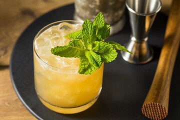 Boozy Refreshing Whiskey Smash