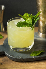 Boozy Refreshing Chartreuse Smash