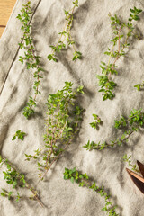 Raw Green Organic Thyme Herb