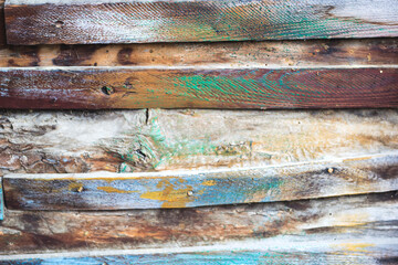 old color painted wood background