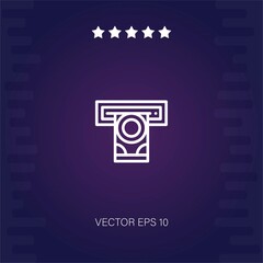atm vector icon modern illustration