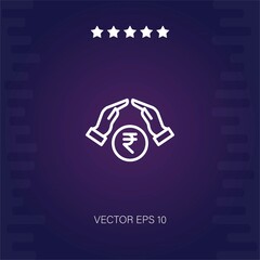 money vector icon modern illustration