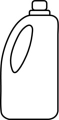 vector illustration of a bottle