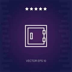 safebox vector icon modern illustration