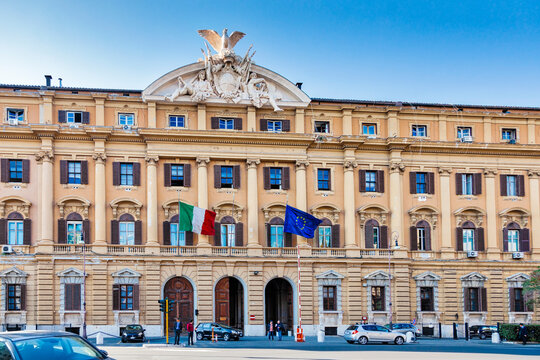 Palazzo delle Finanze in Rome, Italy