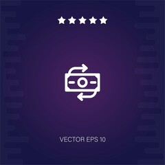 exchange vector icon modern illustration