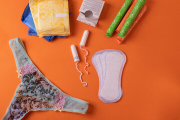 individual hygeine items for females during menstruation period