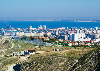 The city of Anapa. Krasnodar region, Russia. Resort on the Black Sea.