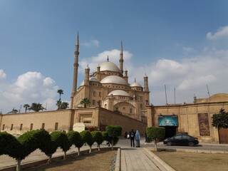 The alabaster Mosque in Saladino Fortress, El Cairo